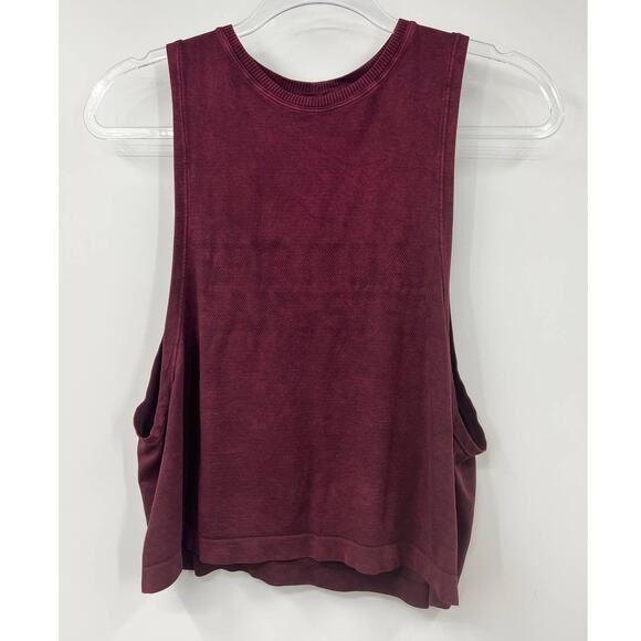 Spiritual Gangster Women's Sportswear Top Tank Sleeveless Burgundy Size XS-S‎ - Picture 1 of 5